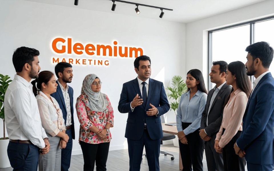 Joondalup local SEO service - Gleemium Marketing team planning a Joondalup search marketing campaign